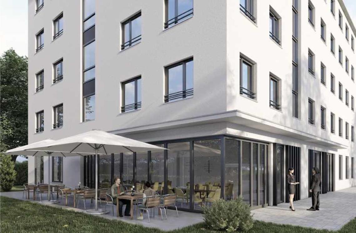 Munique Hotel Muenchen อุนเทอร์ชไลสส์ไฮม์ ภายนอก รูปภาพ